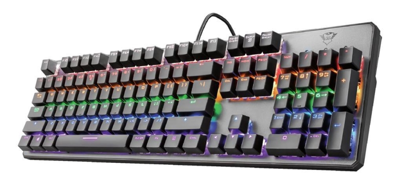 TRUST Tastiera da gaming Trust Asta GXT865 cablato nero